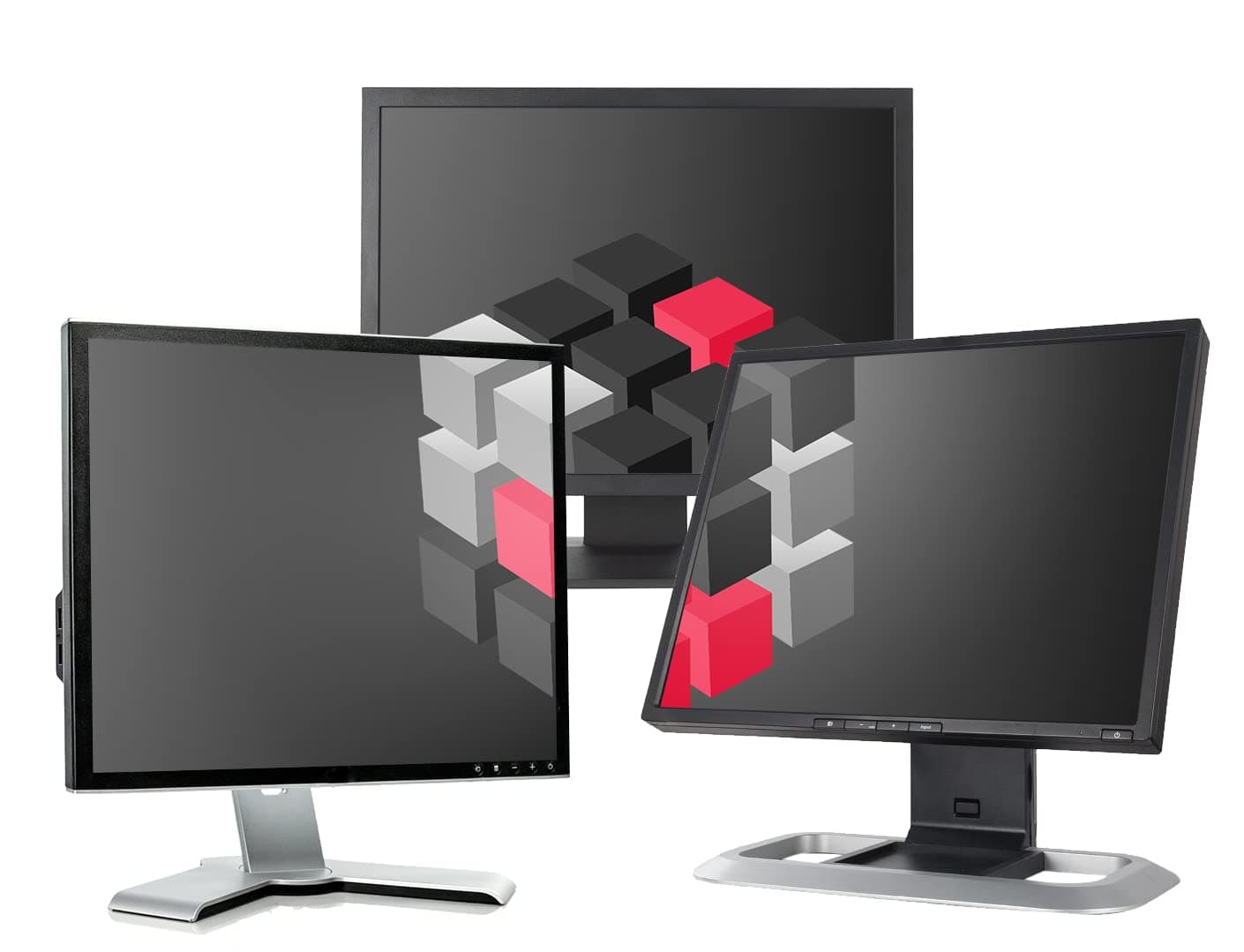 DN 19 Zoll Business Computer Monitor, Desktop Gaming Monitor, HD (VGA - VESA), PC Bildschirm, Schwarz/Grau (Generalüberholt) Angebot bei HelloDeals