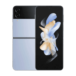 Samsung F721B Galaxy Z Flip4 5G 256GB/8GB RAM Dual-SIM blau (Generalüberholt) Angebot bei HelloDeals