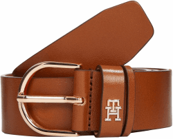 Tommy Hilfiger Damen Essential Effortless 3.5 Aw0aw16837 Verstellbarer Gürtel 95 Brown (Cognac) Angebot bei HelloDeals