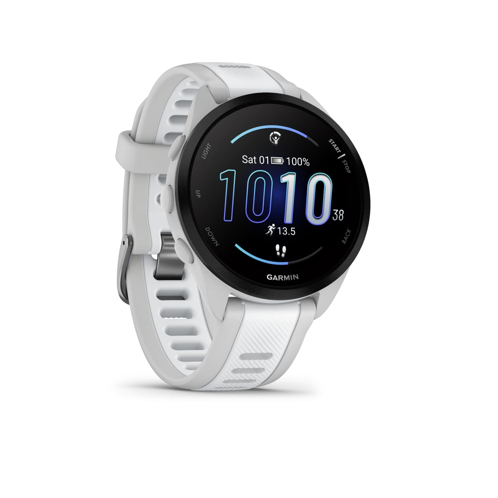 Garmin Forerunner 165, leichte GPS Smartwatch zum Laufen, mit AMOLED Touchscreen, Trainingsempfehlungen, Gesundheitsdaten, smarten Funktionen (Generalüberholt) Angebot bei HelloDeals