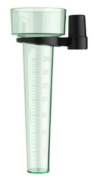 TFA Dostmann Regenmesser analog, 47.1013, wetterbeständig, für den Garten, Regenmenge messen, grün Angebot bei HelloDeals