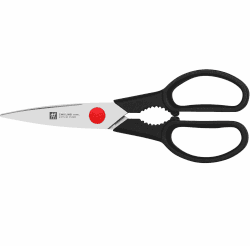 ZWILLING Twin L Küchenschere, Länge: 20 cm, Rostfreier Spezialstahl/Kunststoff, Universal- und Vielzweckschere, Schwarz 20 cm (NEU) Single Angebot bei HelloDeals