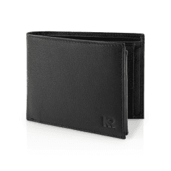 Leder Geldbörse Herren I Echtleder Portmonee I RFID Schutz I Querformat I Geldbörse mit Münzfach I 13 Kartenfächer I Geldbeutel Herren I Geschenk Box I Nappa Schwarz Angebot bei HelloDeals