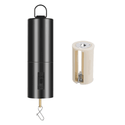 Ainiv Windspiel Motor, Mobiler Batterie Motor, Hängender Batteriemotor, Schwarzer Rotierender Motor, Batteriebetriebener Windmotor für Windglocke, Windskulptur, Windspiel, Gartendekor-Zubehör Angebot bei HelloDeals