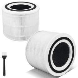 Core 300s Luftreiniger Filter für LEVOIT Core 300s / Core 300 Luftreiniger, 3-in-1 Pre, H13 Grade True HEPA, Aktivkohle, Hocheffizienter Filterersatz, Teilenummer Core 300-RF-Filter, 2er-Pack Angebot bei HelloDeals