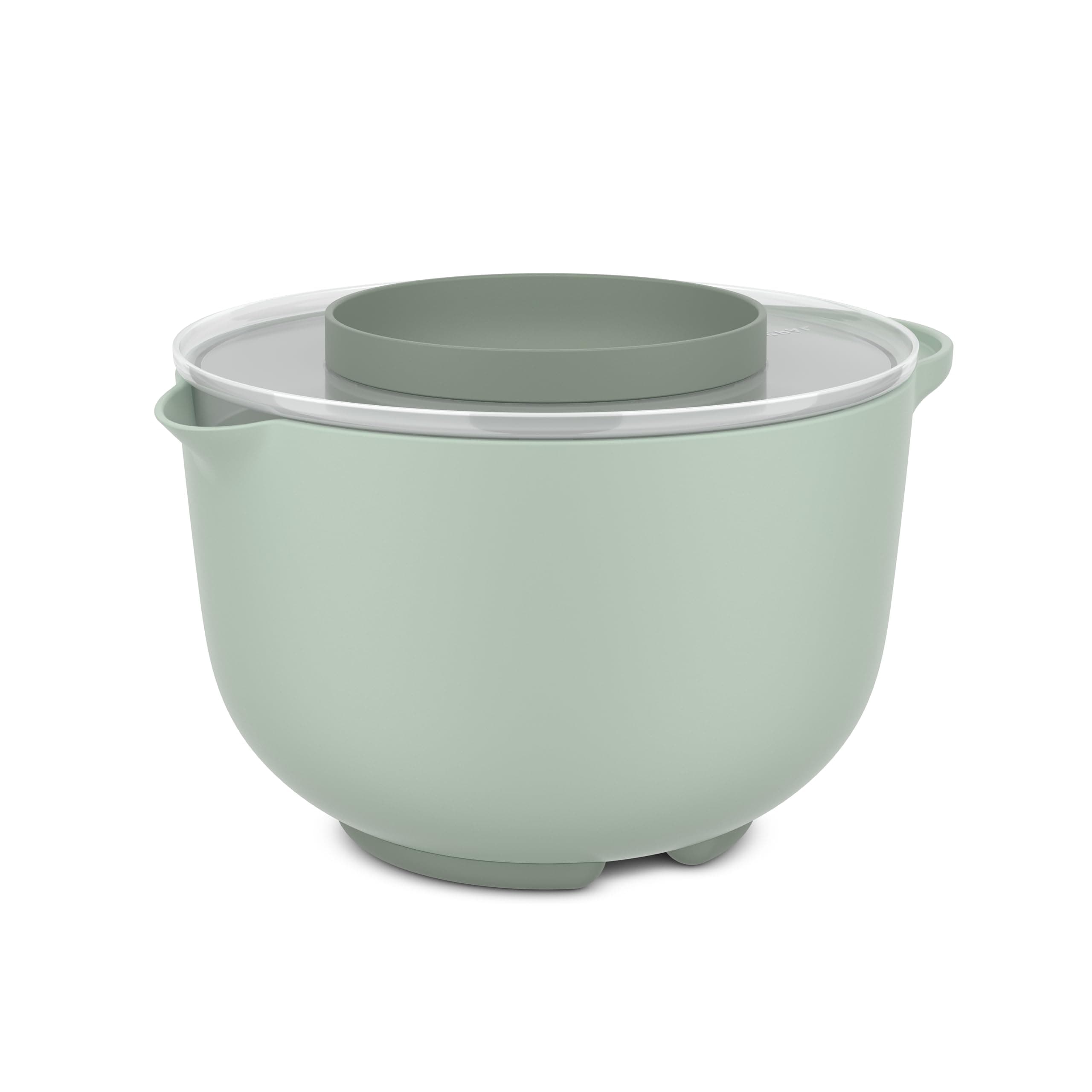 Mepal - Rührschüssel mit Deckel Chef it - Anti-Rutsch Boden - Mikrowellen- und Spülmaschinengeeignet - Schüssel - Material beständig bis zu 110°C - 3000 ml - Nordic sage Nordic Sage Rührschüssel mit Deckel 3000 ml Angebot bei HelloDeals