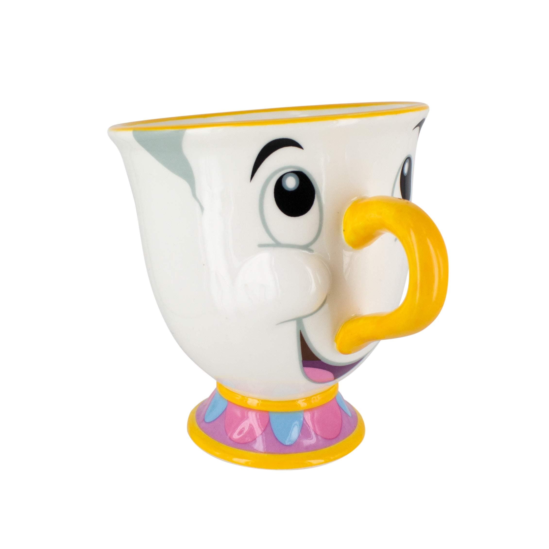 Die Schöne und das Biest Chip-Tasse - Offiziell lizenziert, handbemalt, Disney Tee-Set oder Küchenkollektion, Braun Angebot bei HelloDeals