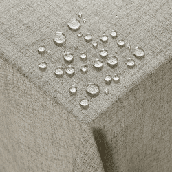 Deconovo Wasserabweisende Tischdecke Abwaschbar Tischwäsche Rechteckig Tischdecken Lotuseffekt Tischtuch Leinenoptik pflegeleicht für Esszimmer Küche Wohnzimmer Garten, 280x130 cm, Leinen, 1 Stück 280 x 130 cm (Rechteckig) Leinenfarben Angebot bei HelloDeals