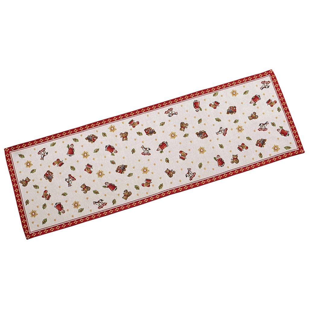 Villeroy & Boch – Toy's Delight Gobelin Tischläufer Weihnachten L Bunt, Maschinenwaschbar, Tischläufer Weihnachtlich, Tischdecke Weihnachten Läufer, Unterleger Tisch, Baumwolle/Polyester Mittel Gobelin Läufer Angebot bei HelloDeals