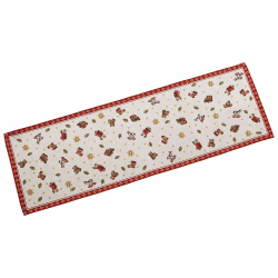 Villeroy & Boch – Toy's Delight Gobelin Tischläufer Weihnachten L Bunt, Maschinenwaschbar, Tischläufer Weihnachtlich, Tischdecke Weihnachten Läufer, Unterleger Tisch, Baumwolle/Polyester Mittel Gobelin Läufer Angebot bei HelloDeals