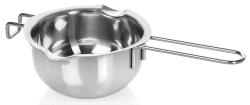 wenco Wasserbad Schmelzschale – Hitzebeständiger Schmelztopf mit Griff zum Schmelzen von Schokolade, Butter, Wachs – Spülmaschinenfest & Rostfrei – Perfekt für Backen, Kochen & DIY, Edelstahl, 14cm Version 2021 Einfarbig Angebot bei HelloDeals