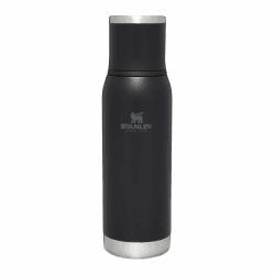 STANLEY Adventure To-Go Thermosflasche 1.0L - 25 Stunden Heiß - 27 Stunden Kalt - Auslaufsicher - Isolierter Deckel - Doppelwandige Vakuumisolierung - BPA-Frei - Black Black 1000 ml Angebot bei HelloDeals