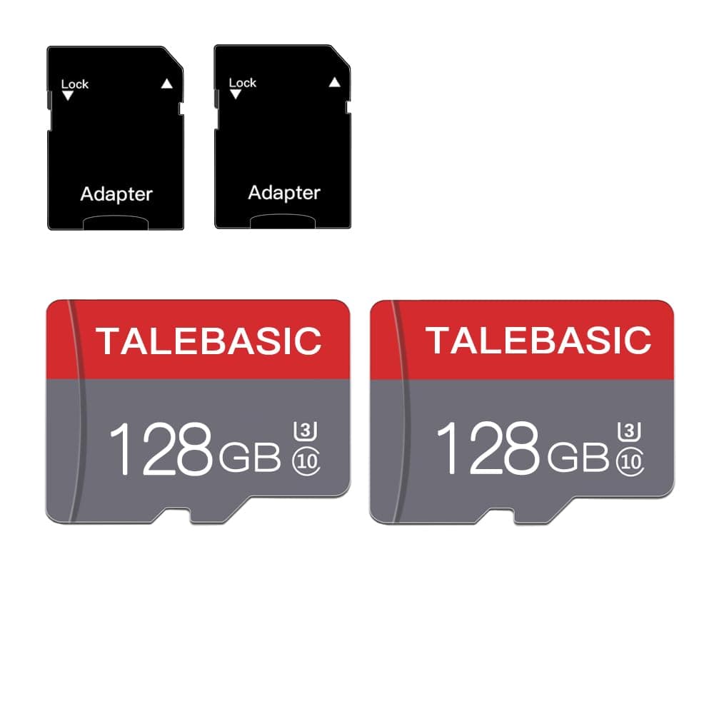 128GB Micro Karte Class 10 Speicherkarte TF-Karte mit hoher Geschwindigkeit inkl. Adapter für Tablet/Smartphone/Kamera/Autoradio/Spielkonsole (2 Stück 128 GB) 128GB-2 PACK Angebot bei HelloDeals