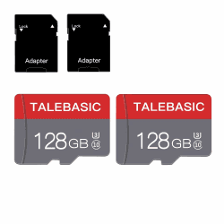 128GB Micro Karte Class 10 Speicherkarte TF-Karte mit hoher Geschwindigkeit inkl. Adapter für Tablet/Smartphone/Kamera/Autoradio/Spielkonsole (2 Stück 128 GB) 128GB-2 PACK Angebot bei HelloDeals