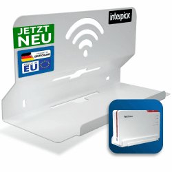 Wandhalterung für Fritzbox 5690 Pro inkl. Kabelmanagement, Wandmontage, Wand Halter Angebot bei HelloDeals