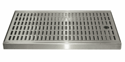 Tropfblech zum Auflegen 2 Teilig aus Edelstahl 500x250x27mm Angebot bei HelloDeals