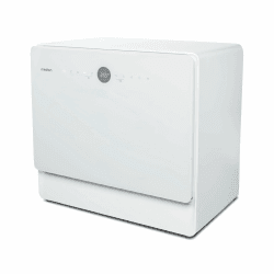 MEDION Mini Geschirrspüler DWT50 (Tischgeschirrspüler, Spülmaschine, 5 Maßgedecke, funktioniert mit Wasseranschluss, 35 cm tief, 7 Reinigungsprogramme, MD 37775) weiß Angebot bei HelloDeals