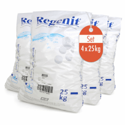 4 x 25 kg (100 kg) Regenit® Siedesalztabletten zur Regenerierung von Wasserenthärtungsanlagen Angebot bei HelloDeals