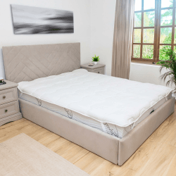 Matratzen Topper 140x200cm - Matratzentopper Matratzenauflage Matratzenschutz Matratzenschoner Bett Milbenbezug Matratzenunterlage Matrazenschoner Bettauflage Unterbett 120x200 cm 140 x 200 cm Angebot bei HelloDeals