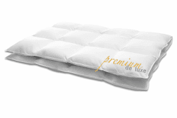 Premium de Luxe Daunendecke 135x200 cm - Warm / Winter - Made in Germany Kassettendecke aus 100% Baumwolle - Allergiker geeignet WARM 135 x 200 cm Angebot bei HelloDeals