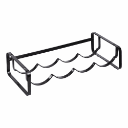 Amazon Basics Weinregal, stapelbar, Tischregal, Schwarz, ‎40.01 x 9.5 x 19.99 cm Angebot bei HelloDeals