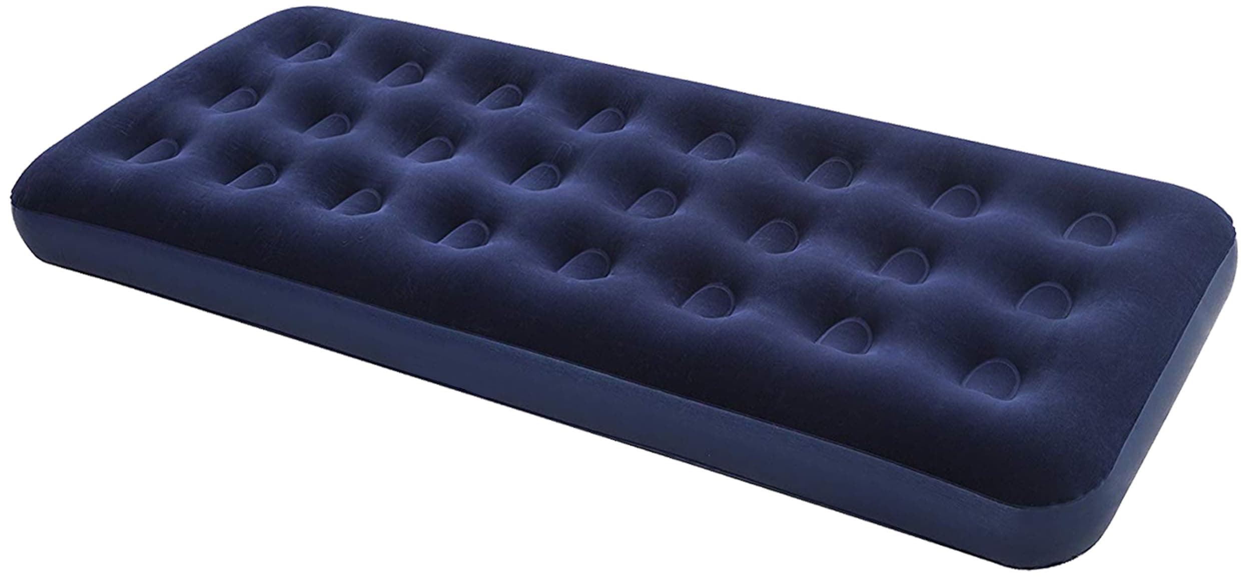 Brandsseller Luftbett Luftmatratze Gästebett Besuchermatratze für 1 Person Indoor und Outdoor aufblasbar blau Angebot bei HelloDeals