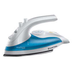 Russell Hobbs Dampfbügeleisen Reise (Leicht, kompaktes Reisebügeleisen mit Dampf, weltweite Spannungsanpassung 110-240V) Bügeleisen (Edelstahlsohle,Temperaturregler,Trocken und Sprühfunktion) 22470-56 Reisebügeleisen (EU-Stecker) Angebot bei HelloDeals