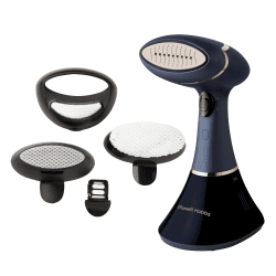 Russell Hobbs Dampfglätter (3 Aufsätze: Kleidung, Vorhänge, Polstermöbel und Dufteinsatz) Bügeleisen Multi Steam Genie Pro Aroma (1800W, 32g/min Dampf, schnellaufheizend) Reisebügeleisen 28041-56 Pro 1800W Aroma Angebot bei HelloDeals