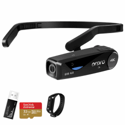 ORDRO EP6 Plus 4K Kopfmontierte Kamera Freihändiger Leichter tragbarer Mini-Camcorder Angebot bei HelloDeals