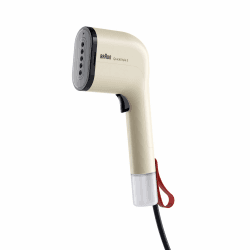 Braun QuickStyle 3 GS3012BG, kompakter und leichter Steamer, Dampfglätter mit schneller Aufheizung, Dampf 20 g/min, abnehmbarer 70 ml Tank, hitzebeständige Tasche, 1100W, Beige Angebot bei HelloDeals