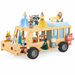 Regal kompatibel für Toniebox 2/1,Tonie Figuren Regal, für Tonies und Toniebox (Wooden SUV with 35Pcs Adhesive Metal Plate) Bambus SUV with 35Pcs Adhesive Metal Plate Angebot bei HelloDeals