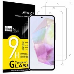 NEW'C 3 Stück für Samsung Galaxy A56 5G / A36 5G für Panzerglas, Frei von Kratzern, 9H Härte, HD Displayschutzfolie, 0.33mm Ultra-klar, Ultrabeständig folie A36 5G/A56 5G 6,7 Zoll Transparent Angebot bei HelloDeals