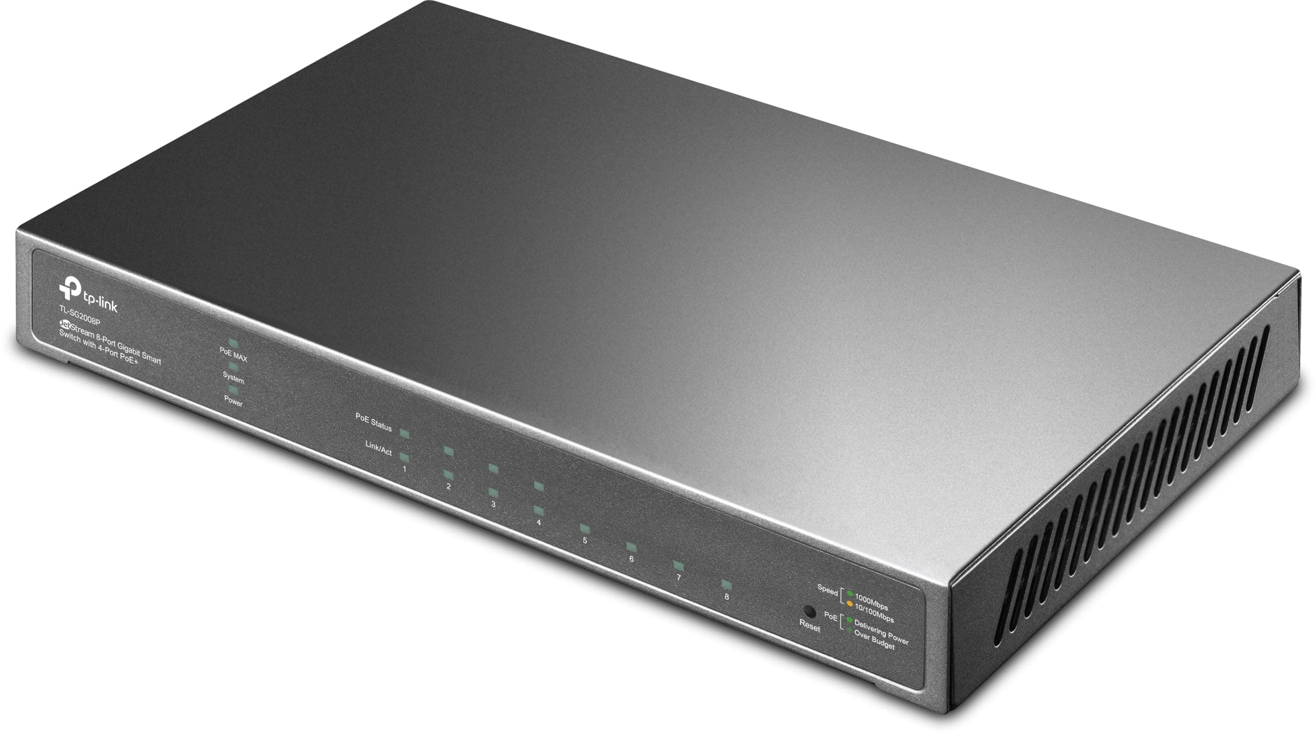 TP-LINK JetStream 8-Port Gigabit Smart Switch 1 Gbps 1 PoE Angebot bei HelloDeals