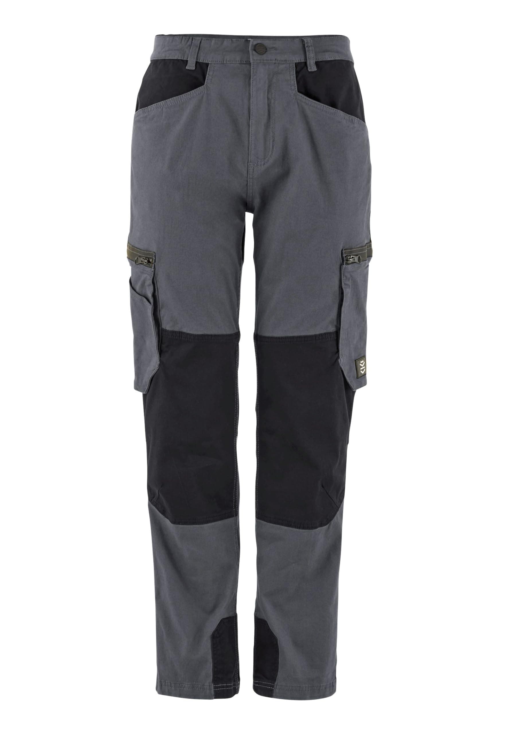 pka Cargo Work Arbeitshose für Herren - mit Stretch aus 98% Baumwolle & 2% Elasthan 48 Grau/Schwarz Angebot bei HelloDeals