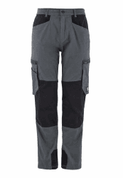 pka Cargo Work Arbeitshose für Herren - mit Stretch aus 98% Baumwolle & 2% Elasthan 48 Grau/Schwarz Angebot bei HelloDeals