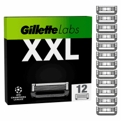 Gillette Labs Rasierklingen für Männer, 12 ORIGINAL Ersatzklingen für Herren Nassrasierer, Klingen für Herren Kompatibel mit allen GilletteLabs Rasierern (inkl.Heated Razor) 12 Klingen Angebot bei HelloDeals