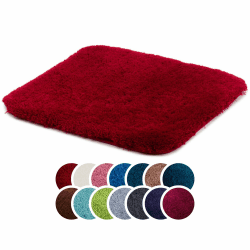 liebling Superior Badteppich mit Anti-Rutsch-Beschichtung, 100% Polyester (Mikrofaser), 50 x 45 cm, 30 Grad waschbar, Fußbodenheizung geeignet, Farbe: Bordeaux 50 x 45 cm Cbordeaux Angebot bei HelloDeals