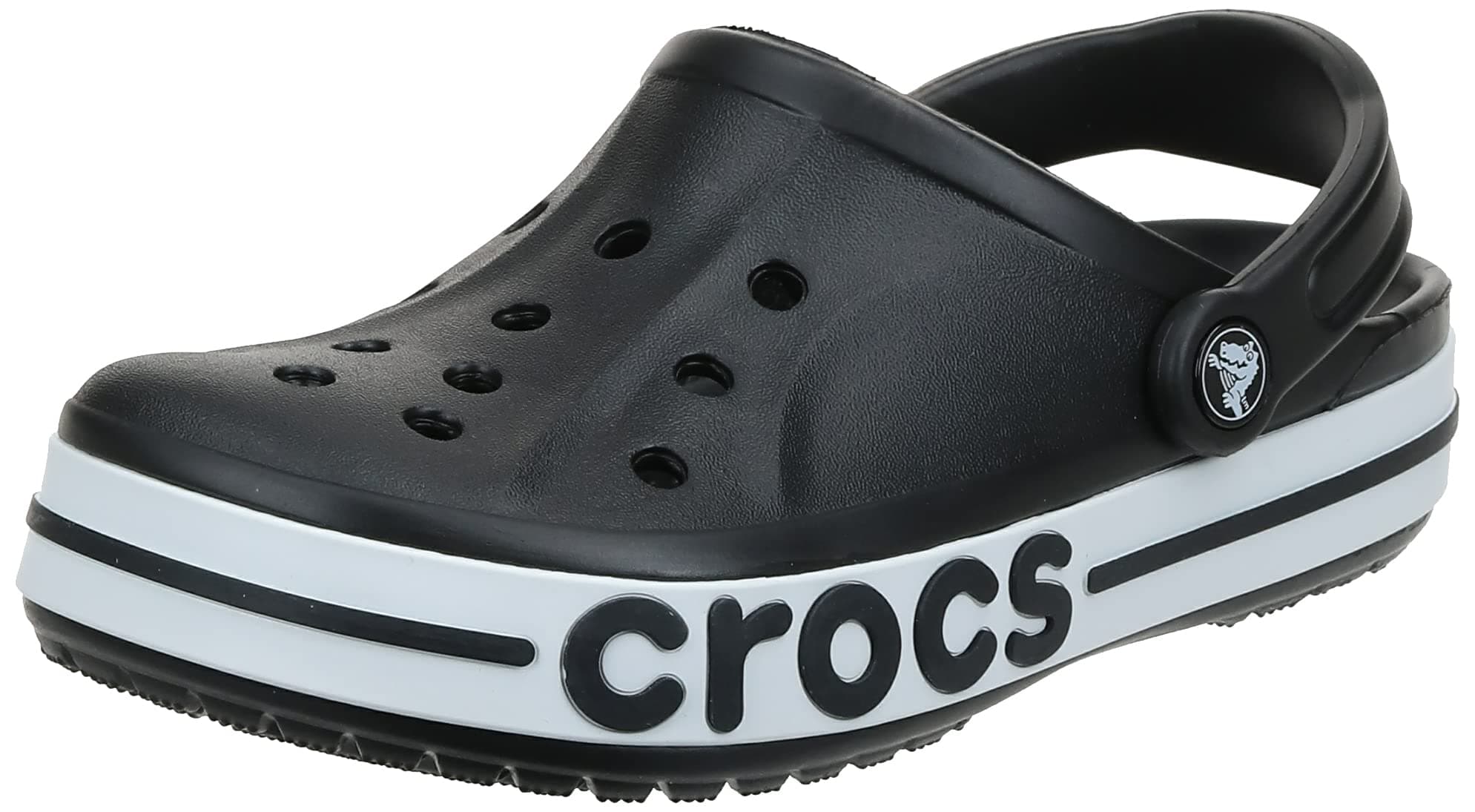 Crocs Unisex Bayaband Clog 45/46 EU Black White Angebot bei HelloDeals