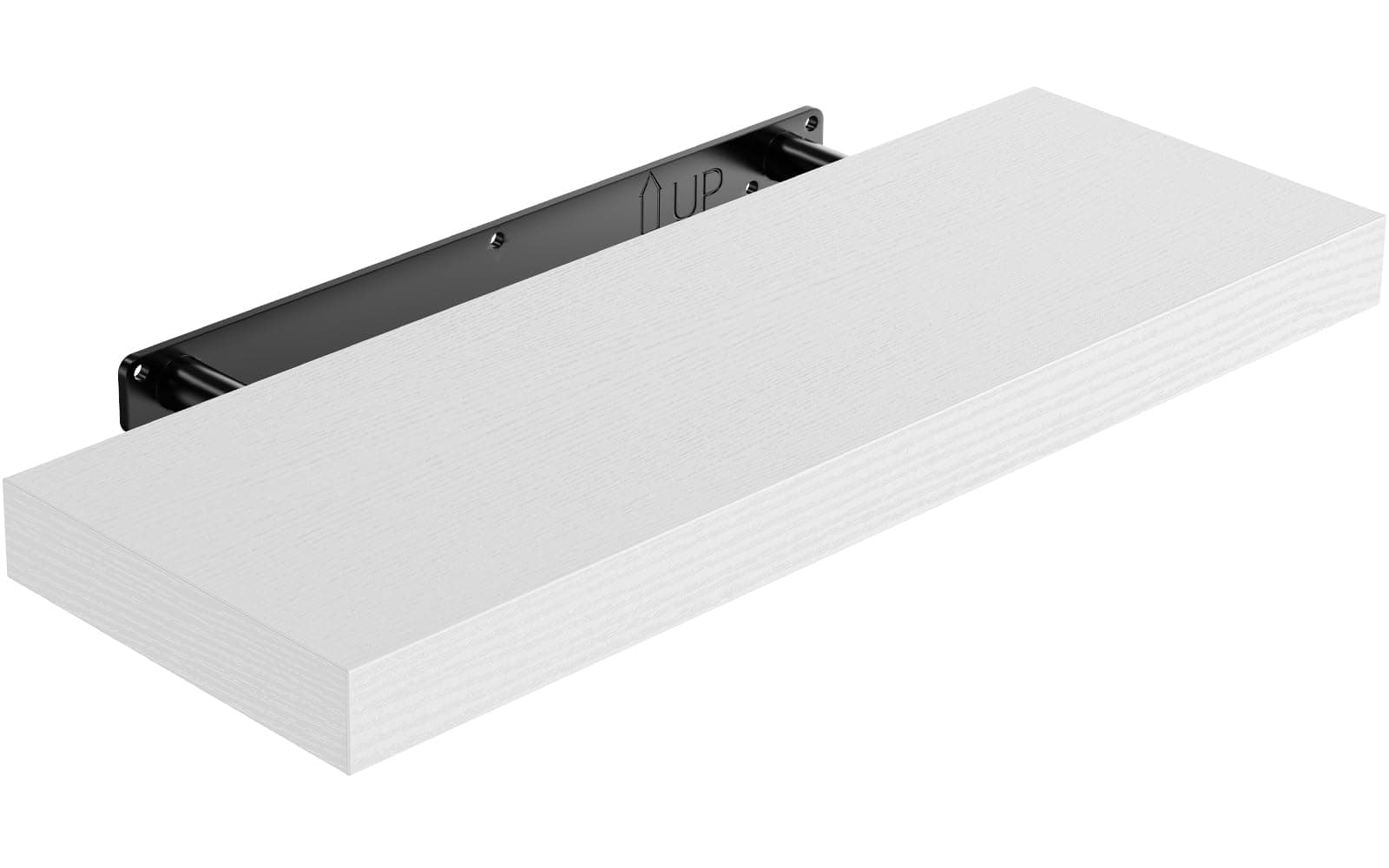 STOREMIC Wandregal, Regale Weiß Wand 40cm, 1er-Set Schweberegal Weiss, Moderne dekorative Regalbrettmit sauber Verarbeitet für Schlafzimmer, Küche, Büro, Wohnzimmer usw Angebot bei HelloDeals