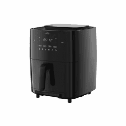 AEG Heißluftfritteuse 8000 AAF7SB, 4-in-1: Frittieren, Dampfgaren, Dörren, Backen, 6,9 L Fassungsvermögen, Touch-LED-Display, 10 Programme, spülmaschinenfest, Schwarz Schwarz 6,9 l Fassungsvermögen Serie 8000 Angebot bei HelloDeals