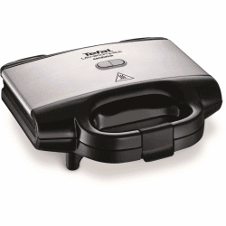 Tefal Ultracompact Sandwichmaker, für dreieckige Sandwichtoasts, antihaftbeschichtete Platten, leichte Reinigung, kein Anbrennen, 700W, Sandwich-Grill, 26.5 x 12 x 26 cm, SM1552 Angebot bei HelloDeals