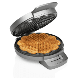 Princess Waffeleisen 132380, Mit Herzwaffelform, 1200 Watt, 0,85m Kabellänge, 5 Heizstufen, Mit Kontrollleuchte Herzform Einzeln Angebot bei HelloDeals