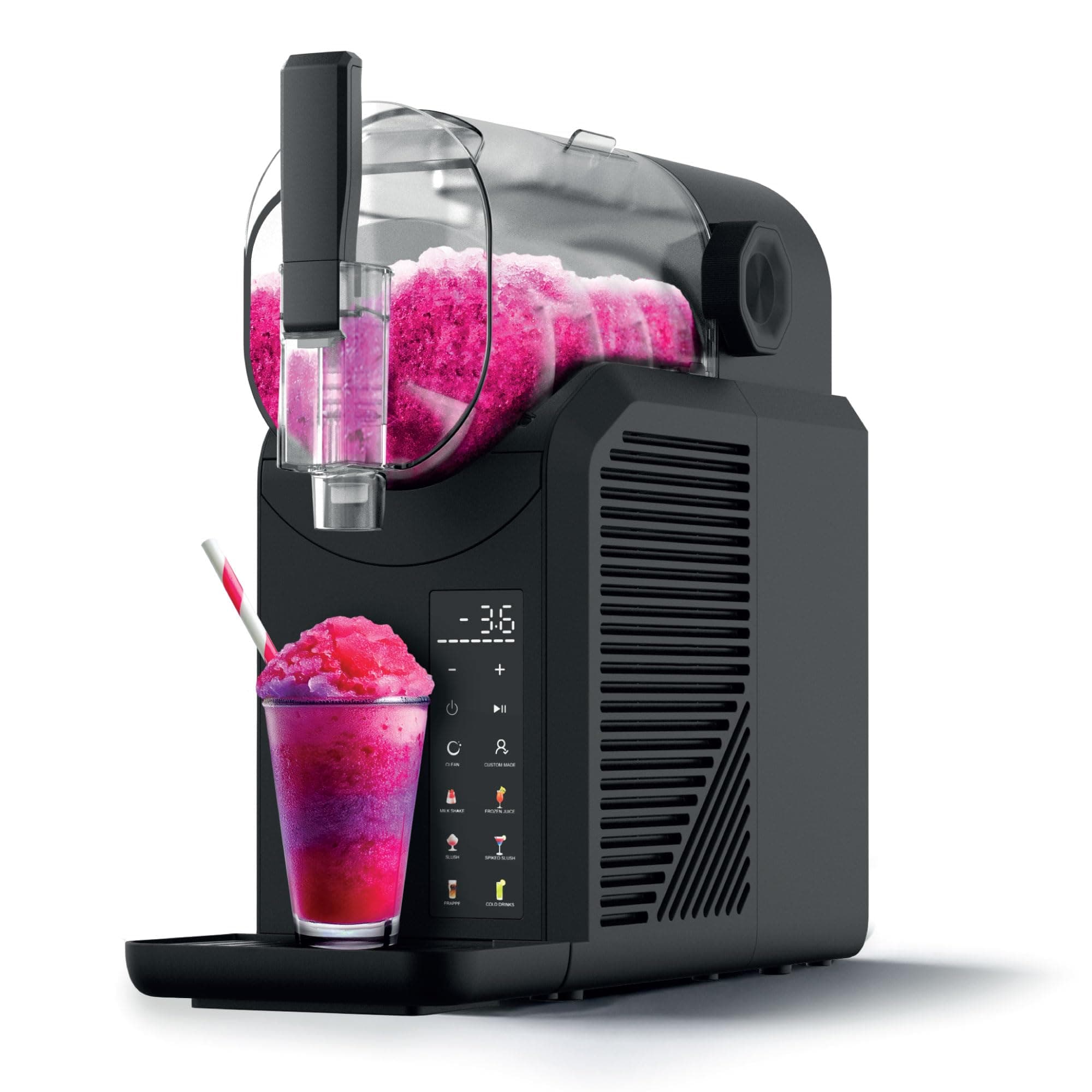 Seeger SuperSlush, 2L 7-in-1 Slush Maschine für zu Hause, 7 Smarten Programma, Automatische Reinigung und InstantFreeze 15 min Technologie, Slushi, Eis-Cocktails, Frappé, Milchshakes, Margaritas Angebot bei HelloDeals