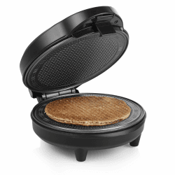 Tristar Eiswaffelbereiter Waffeleisen - 700 Watt, 20cm Ø, Sicherheitsverschluss, kaltbleibende Griffe, WF-1170, schwarz Angebot bei HelloDeals