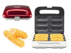 BEPER P101CUD100 Waffeleisen mit Stabform - Mini Waffeleisen für 6 Waffel in Minutenschnelle Waffel-Stäbchen Angebot bei HelloDeals