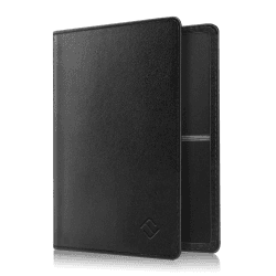 FINTIE Fahrzeugschein Hülle für Zulassungsbescheinigung - Ultradünne Leichte Fahrzeugscheinetui Kreditkartenetui aus Kunstleder Tasche für KFZ Fahrzeugschein/Ausweis/Karten, Schwarz *Schwarz Angebot bei HelloDeals