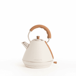 CREATE/KETTLE RETRO L/Elektrischer Wasserkocher Cremeweiß/Schnelles Aufkochen, Fassungsvermögen 1,7L, Abschaltautomatik, Anti-Kalk-Filter, Wasserstandsanzeige, Ø19cm, 2200W 1.7 Liter Cremeweiß Angebot bei HelloDeals
