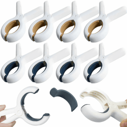 8 Stück Große Handtuchklammern für Strandliegen, Winddicht Wäscheklammern, Strandtuch Klammern, Badetuch Klammern Stabil Towel Clips für Sonnenliegen Pool Stuhl Liege Bettwäsche Kleidung Angebot bei HelloDeals