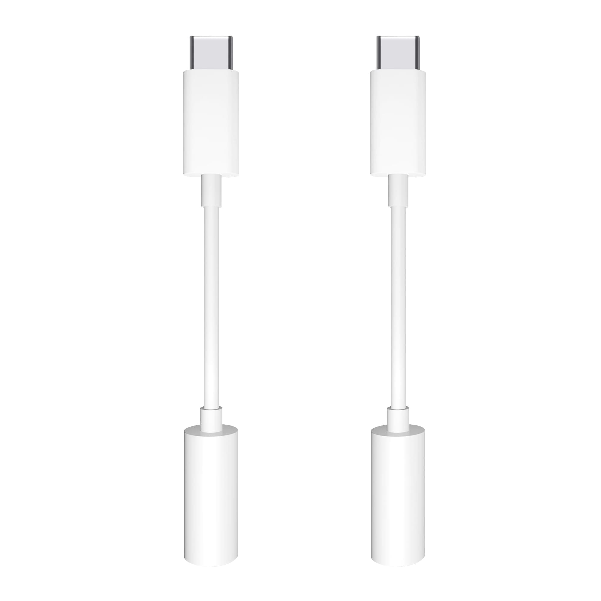 USB C auf 3,5 mm Kopfhörer Jack Adapter, 2 Pack USB C Klinke Adapter Aux kompatibel mit iPhone 16 Pro Max/16 Pro/16 Plus/16/15 Pro/15, Samsung Galaxy S24 S23 S22 S21 S20, Google Pixel 8/7 Angebot bei HelloDeals