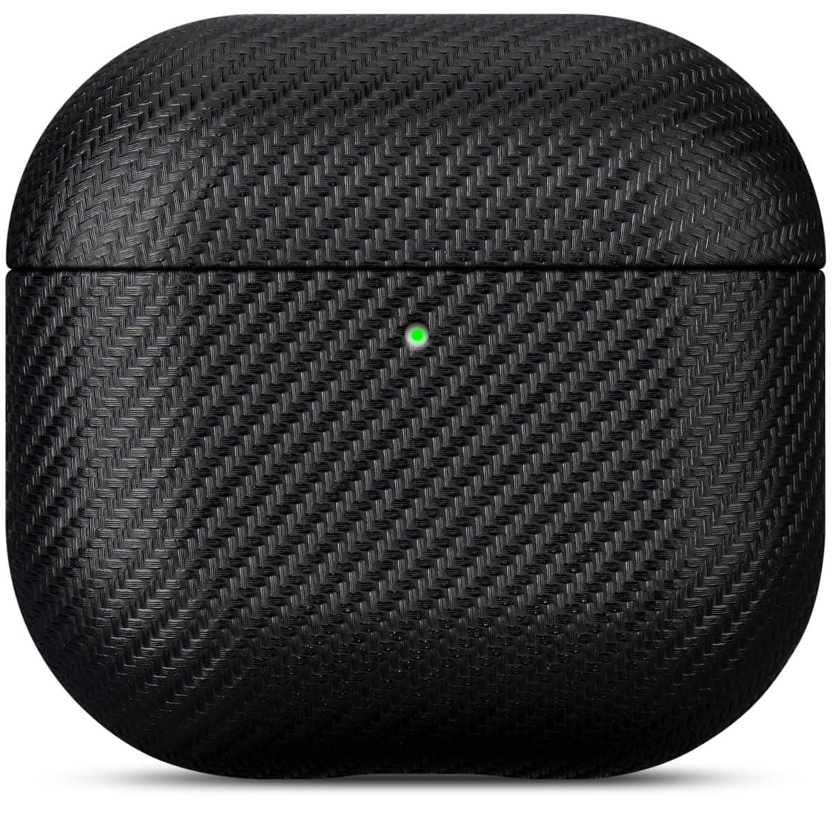 Haobobro [Karbonfaser Textur] kompatibel mit AirPods 4 Hülle Case 2024 - Handgefertigt für AirPods 4. Generation Hülle - Stoßdämpfende Schutzhülle mit Premium Finish - Schwarz [Karbonfaser Textur]-Schwarz Angebot bei HelloDeals